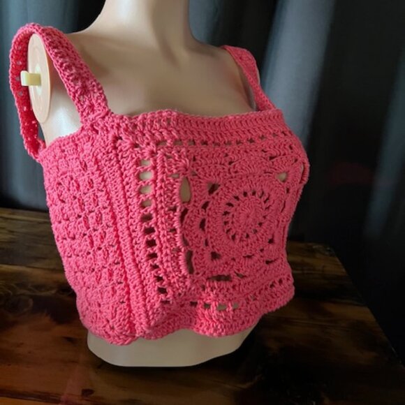 Handmade Tops - Very Pink Festival Top